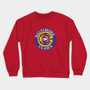 Short-lived Baltimore Claws ABA Basketball Crewneck Sweatshirt